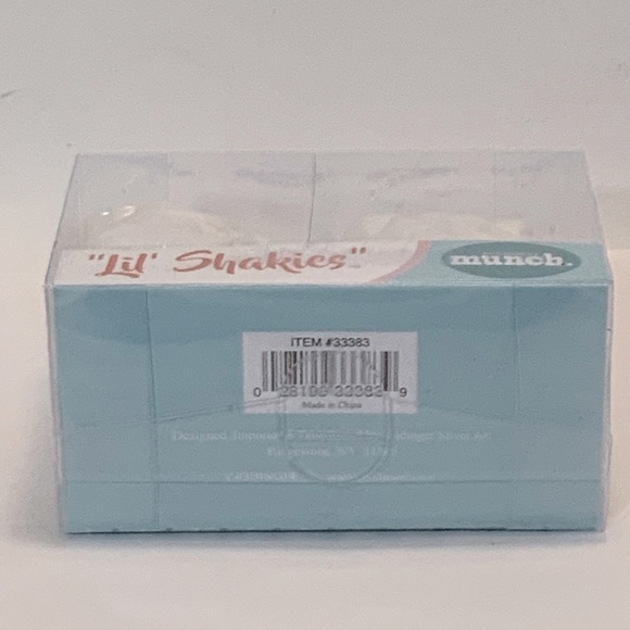 Owl Salt & Pepper Shaker Set LiL Shakies Porcelain White By Godinger Silver Art - Picture 6 of 15